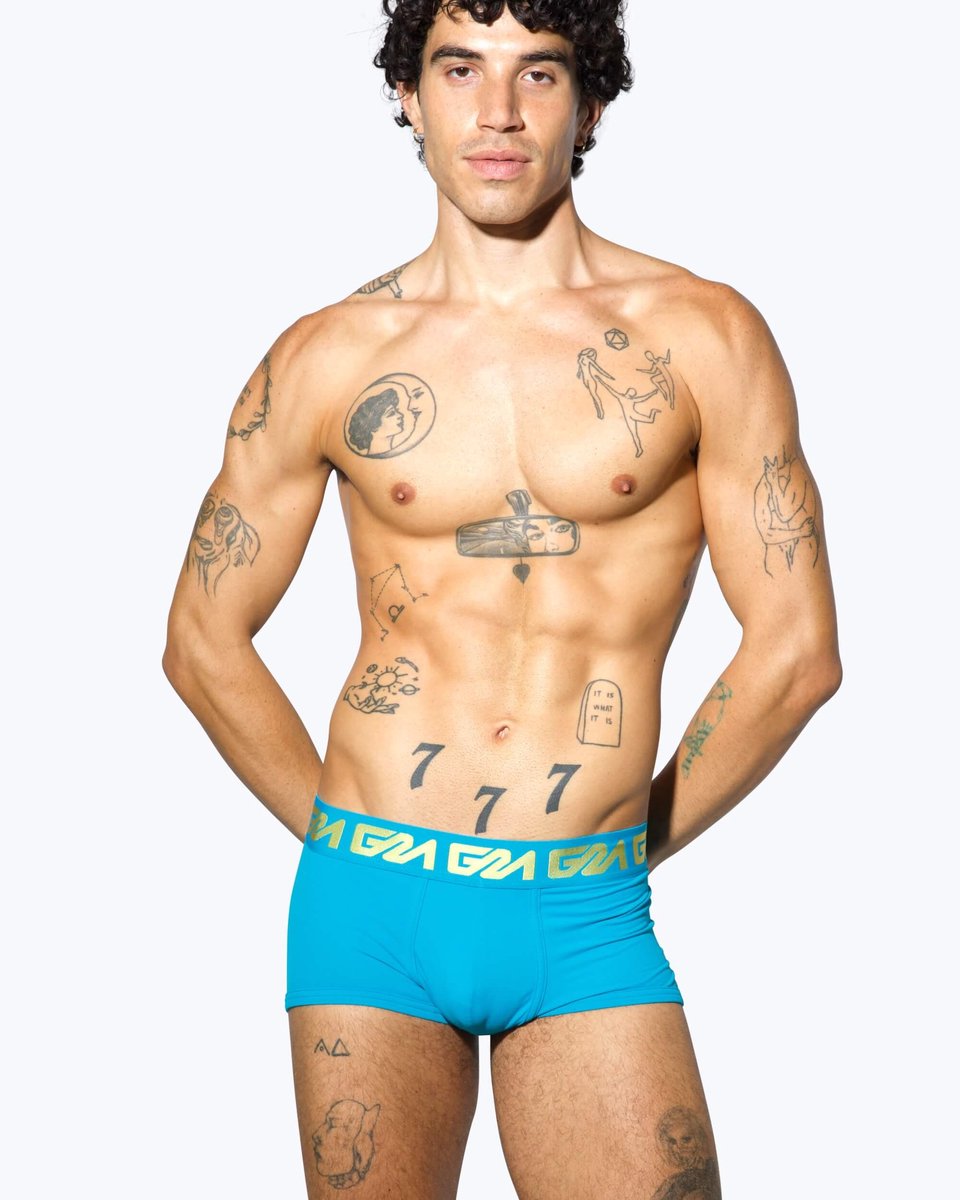 Garçon Trunk Mykonos - MAAT L - Heren Ondergoed - Boxershort voor Man - Mannen Boxershort