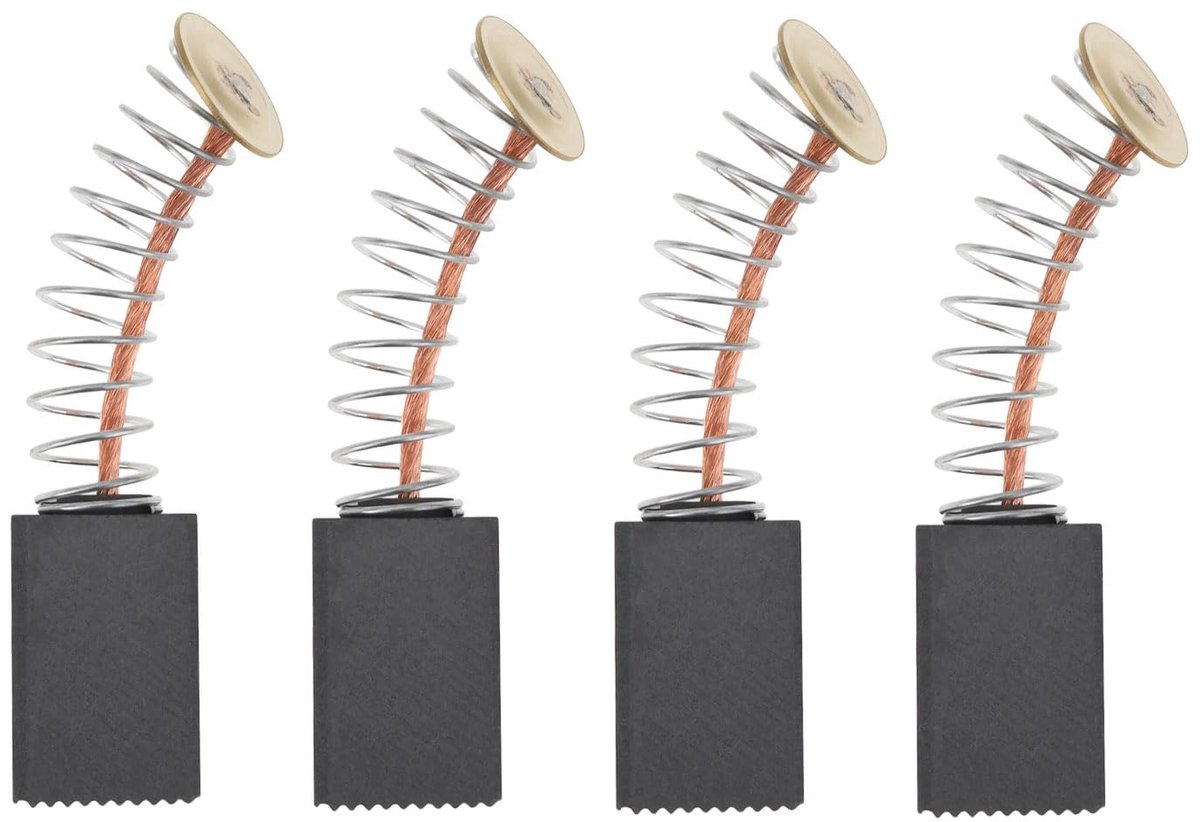 2 paar haakse slijper koolborstels 7x11x18mm compatibel met TIP WS 230-1800 20227