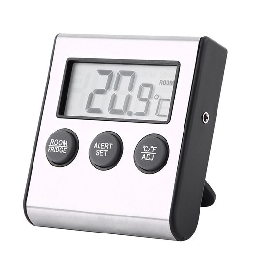 Digitale Koelkast- en Vriezerthermometer met Alarm en Min/Max Geheugen