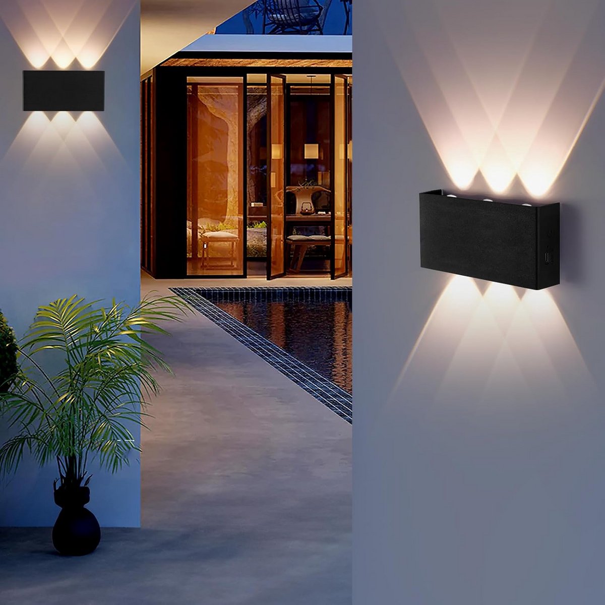 Dimbare Magnetische LED Wandlamp Binnen met Afstandsbediening - Instelbare Kleurtemperatuur