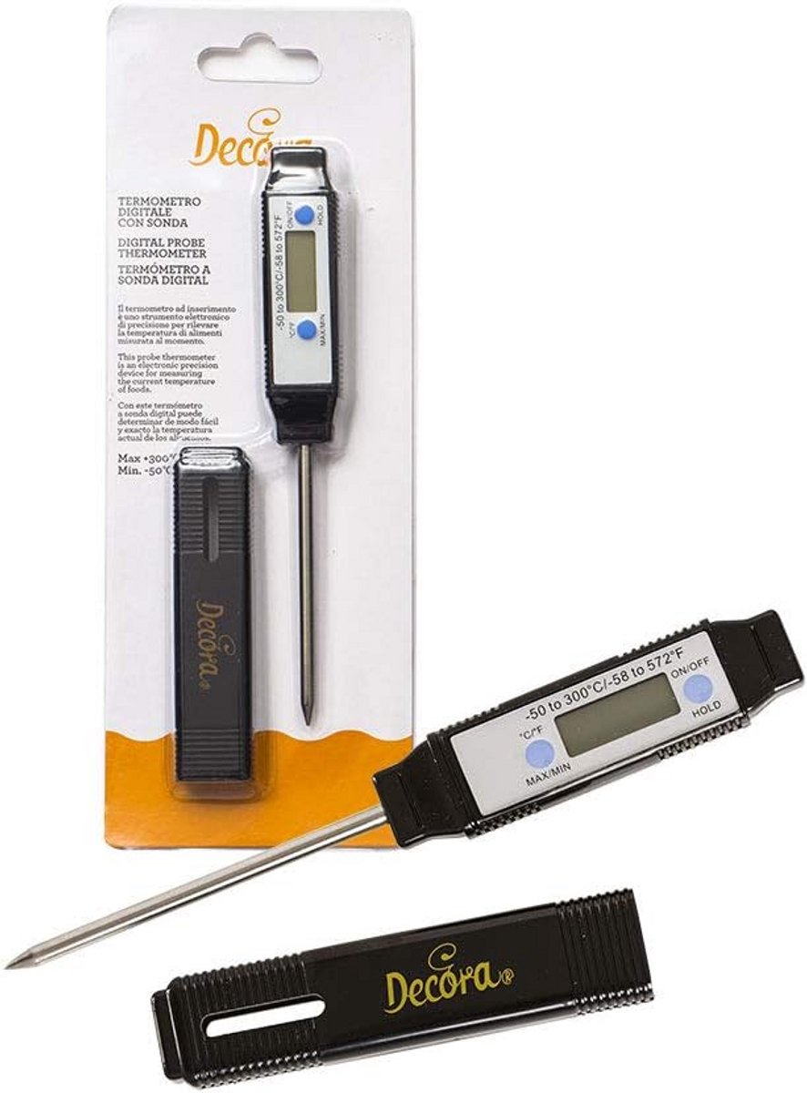 Digitale Voedselthermometer -50 tot 300°C met RVS Voedselveilige Steekpen