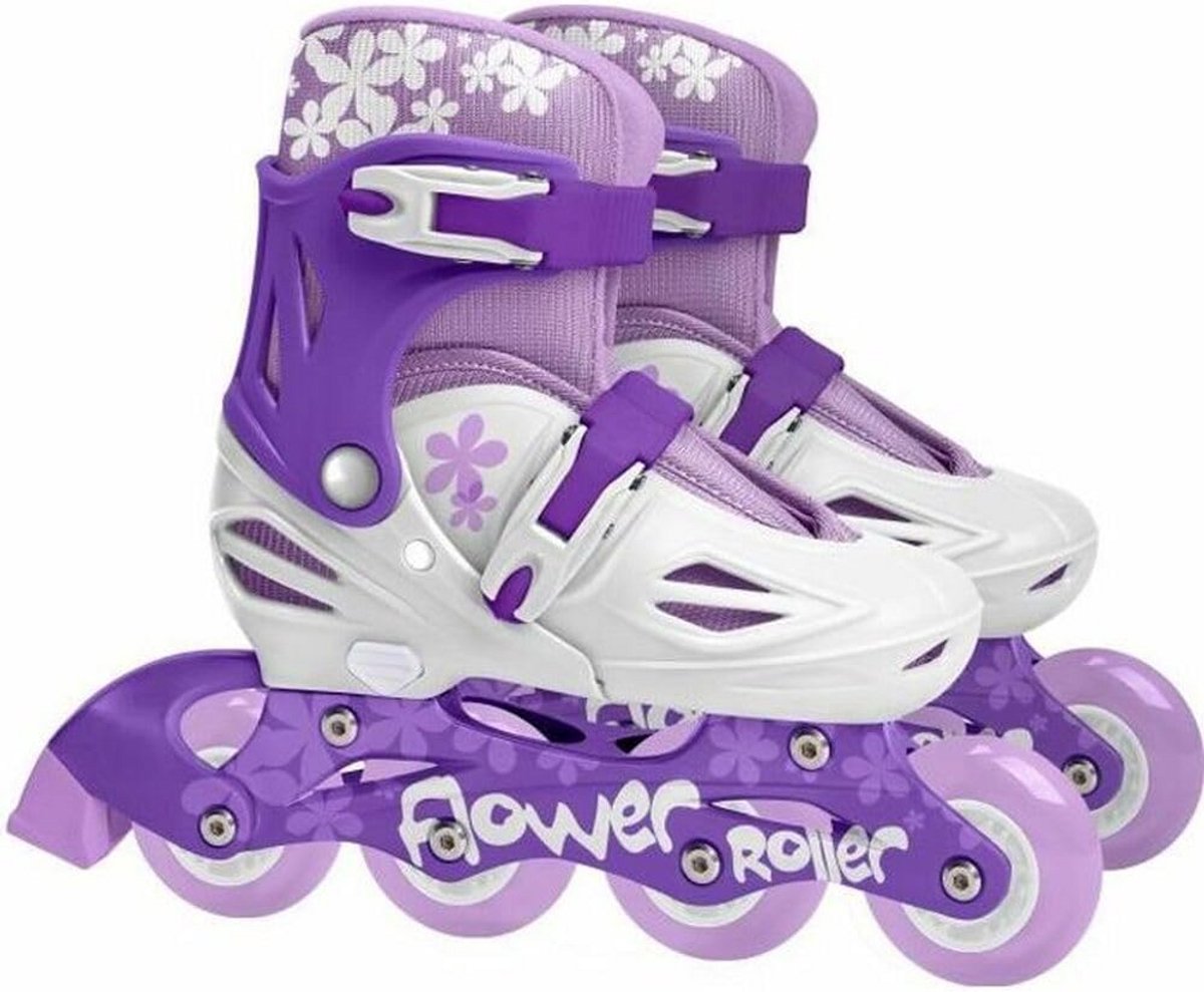 Verstelbare Inlineskates Maat 30-33 Paars voor Kinderen - 2-in-1 Triskates
