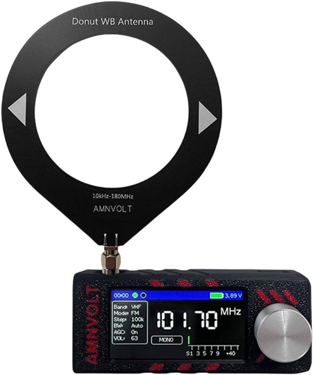 Draagbare Mini Radio Ontvanger FM AM LSB USB Volledig Band Radio met IPS Scherm