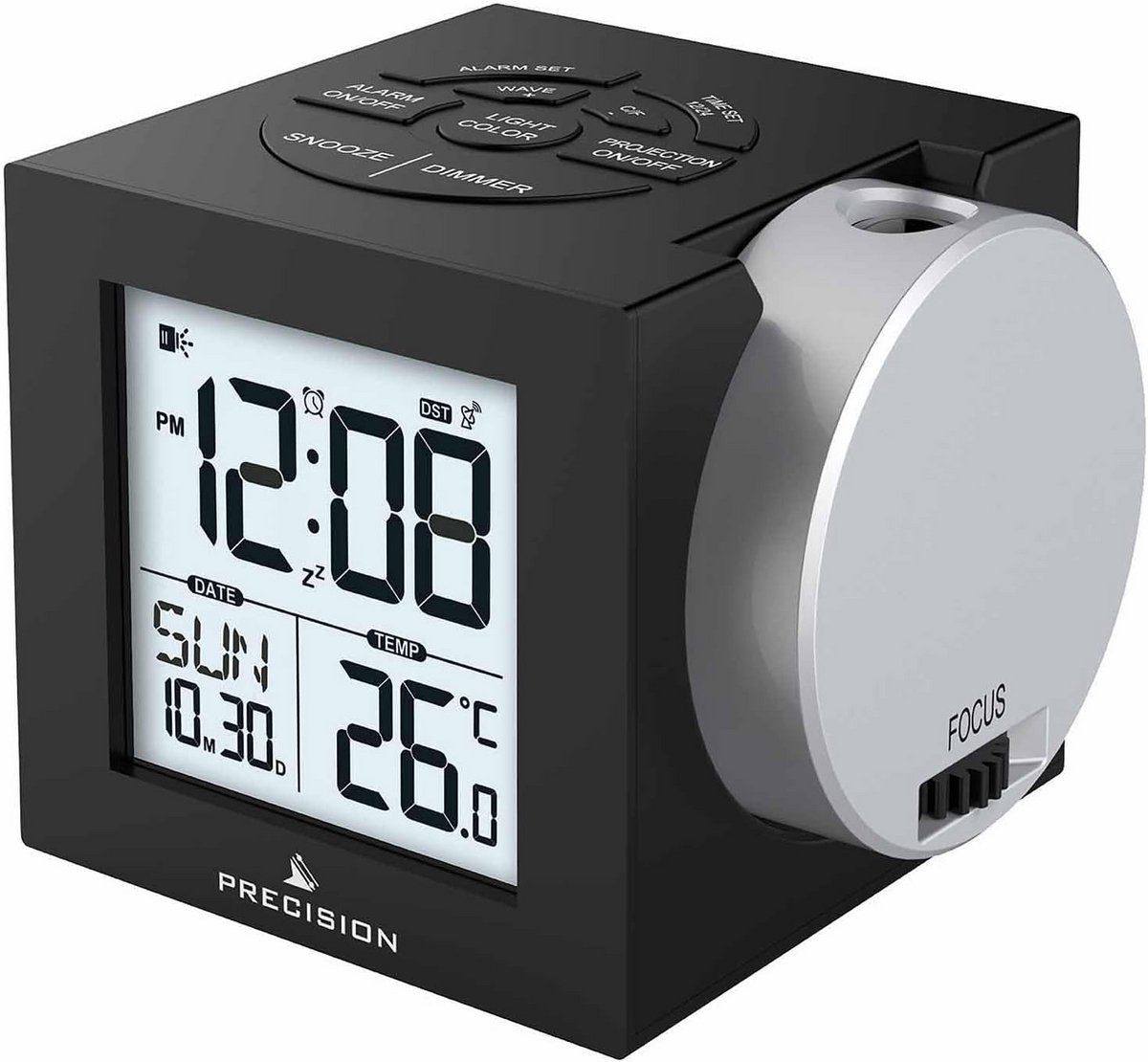 Digitale Wekker met Projectie, Snooze en Temperatuurweergave
