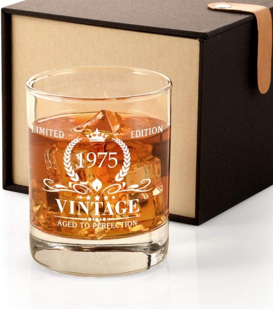 51e Verjaardagscadeaus Voor Mannen, Vintage 1974 Whiskyglas En Verjaardagscadeau Echtgenoot 51e Verjaardagscadeaus Voor Mannen, Vintage 1974 Whiskyglas En Verjaardagscadeau Echtgenoot