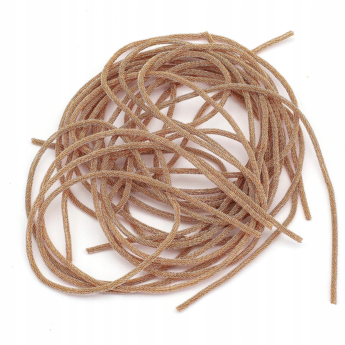 Geknoopt borduurgaren koperbeige 1,2 mm 10 g