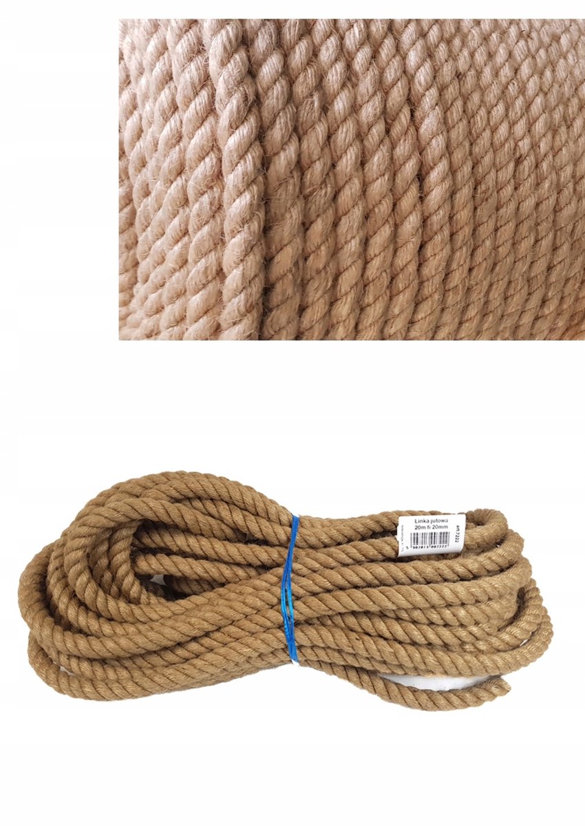 Jute Touw 10mm x 10m - Decoratief en Duurzaam