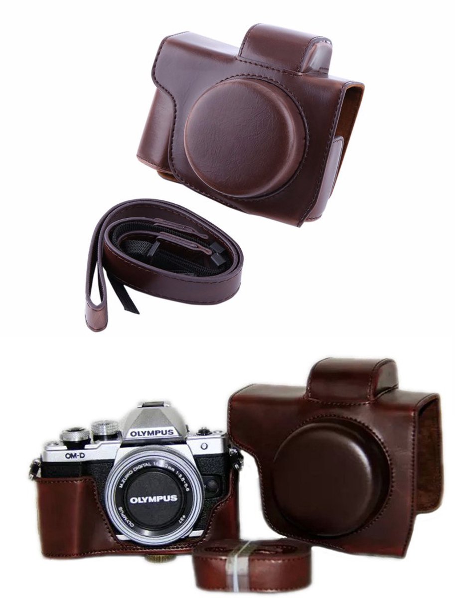 Camlight Cameratas voor Olympus OM-D E-M10 Mark IV - Koffie