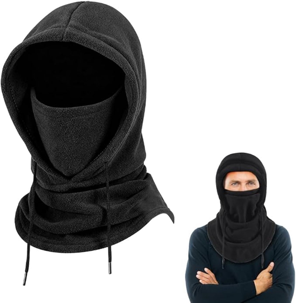 gezichtsmasker, winddicht volgelaatsmasker, verstelbaar skimasker, warme fleecevoering, motorfiets, fietsmasker, thermische fleece, bivakmutsen voor outdoor, wintersport, uniseks