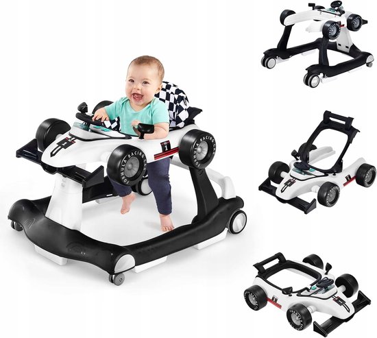 Multifunctionele Loopwagen 4-in-1 | Loopstoel & Duwkar voor baby's | bol