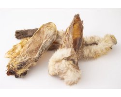 Konijnenoren met vacht - Hypoallergeen | Natuurlijke Hondensnacks - Bellobox