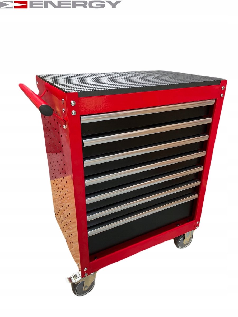 Energy Gereedschapswagen 7 Lades 200kg Rood 88x93x46cm