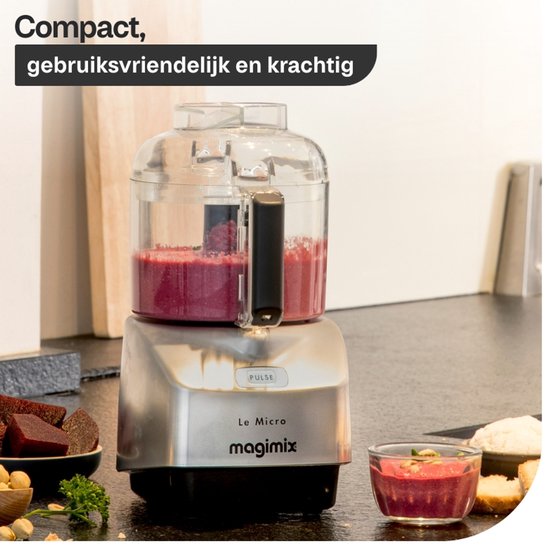 Magimix Micro - Hakmolen - Kruiden - Pesto - Mayonaise - Dressing - Sauzen - Zwart — afbeelding 3
