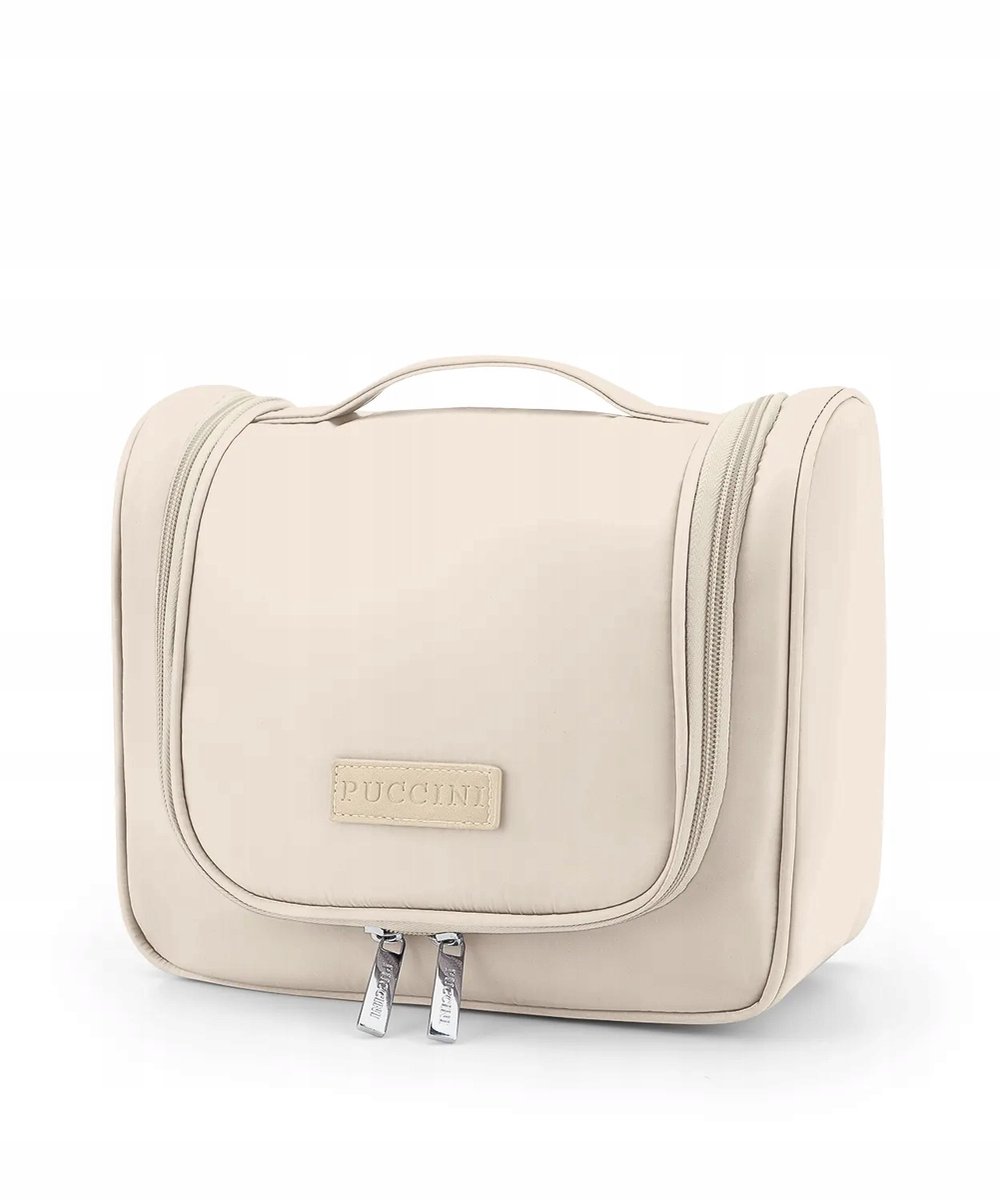 Puccini Reis toilettas met haak, beige, 4,5L