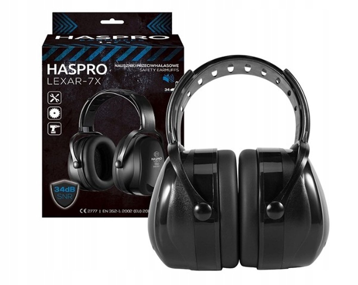 Haspro Lexar 7X Gehoorbescherming - 34dB Geluidsdemping