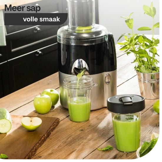 Magimix Juice Expert 3 - 400 W - Professionele motor - 30 jaar motorgarantie - Zwart/Mat Chroom van Magimix — afbeelding 5