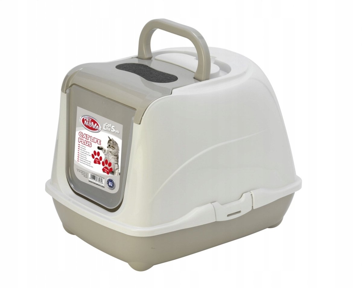 PET NOVA CAT LIFE PLUS Kattenbak 50cm Grijs