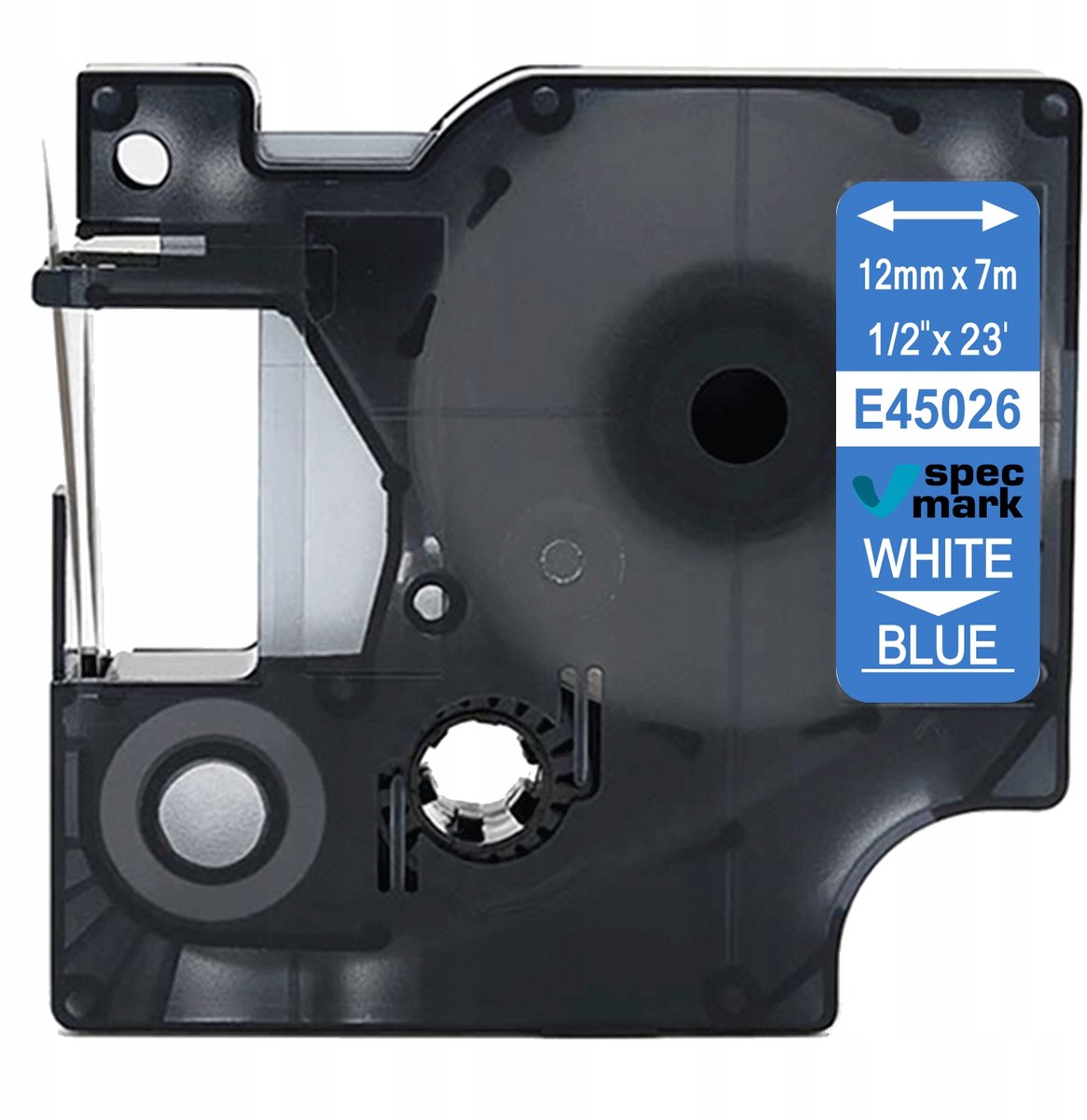 DYMO D1 Tape 45026 12 mm Blauw - Vervanging van hoge kwaliteit