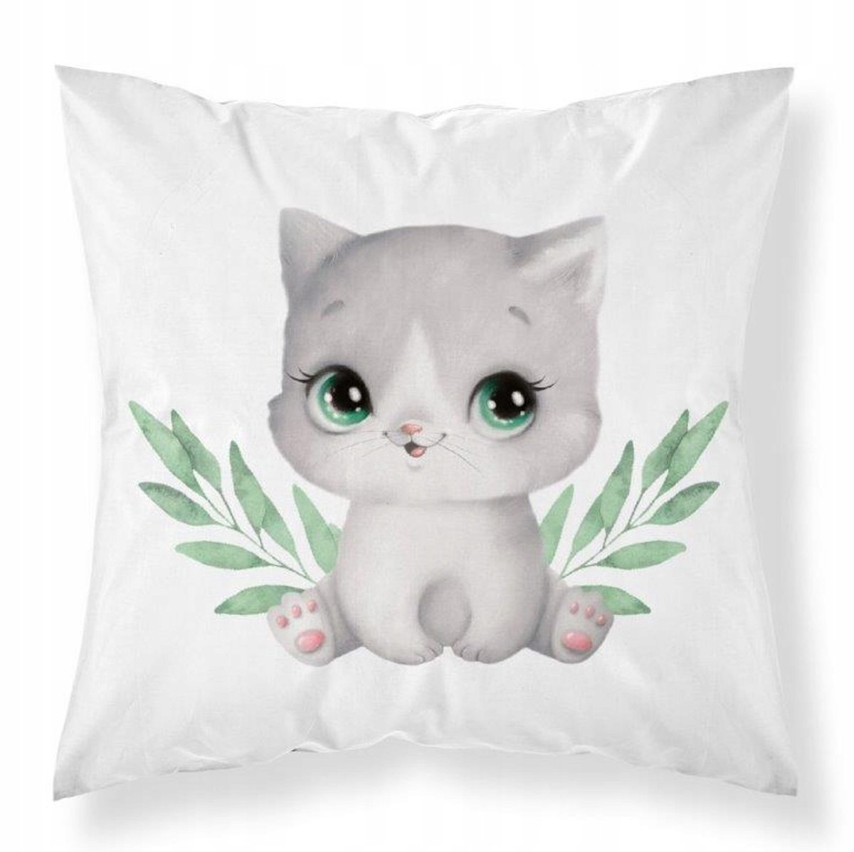 Katoenen Kussensloop 40x40 cm - Dubbelzijdig Kattenprint