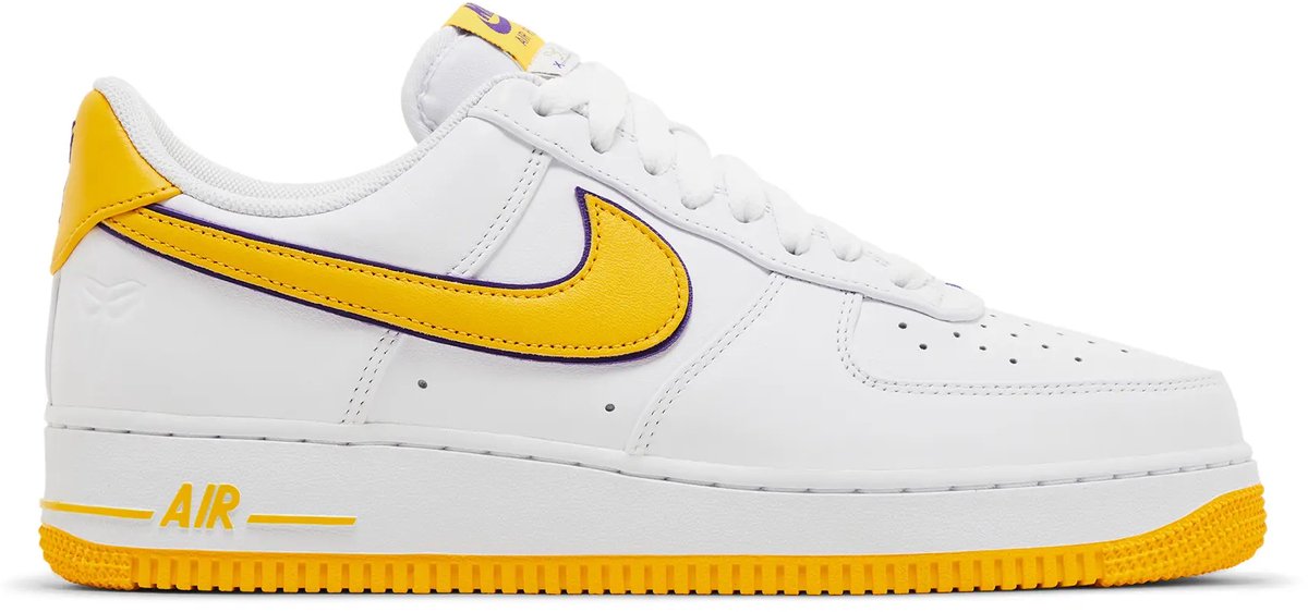 Nike Air Force 1 Low Retro QS Kobe Bryant Lakers Home Geel
