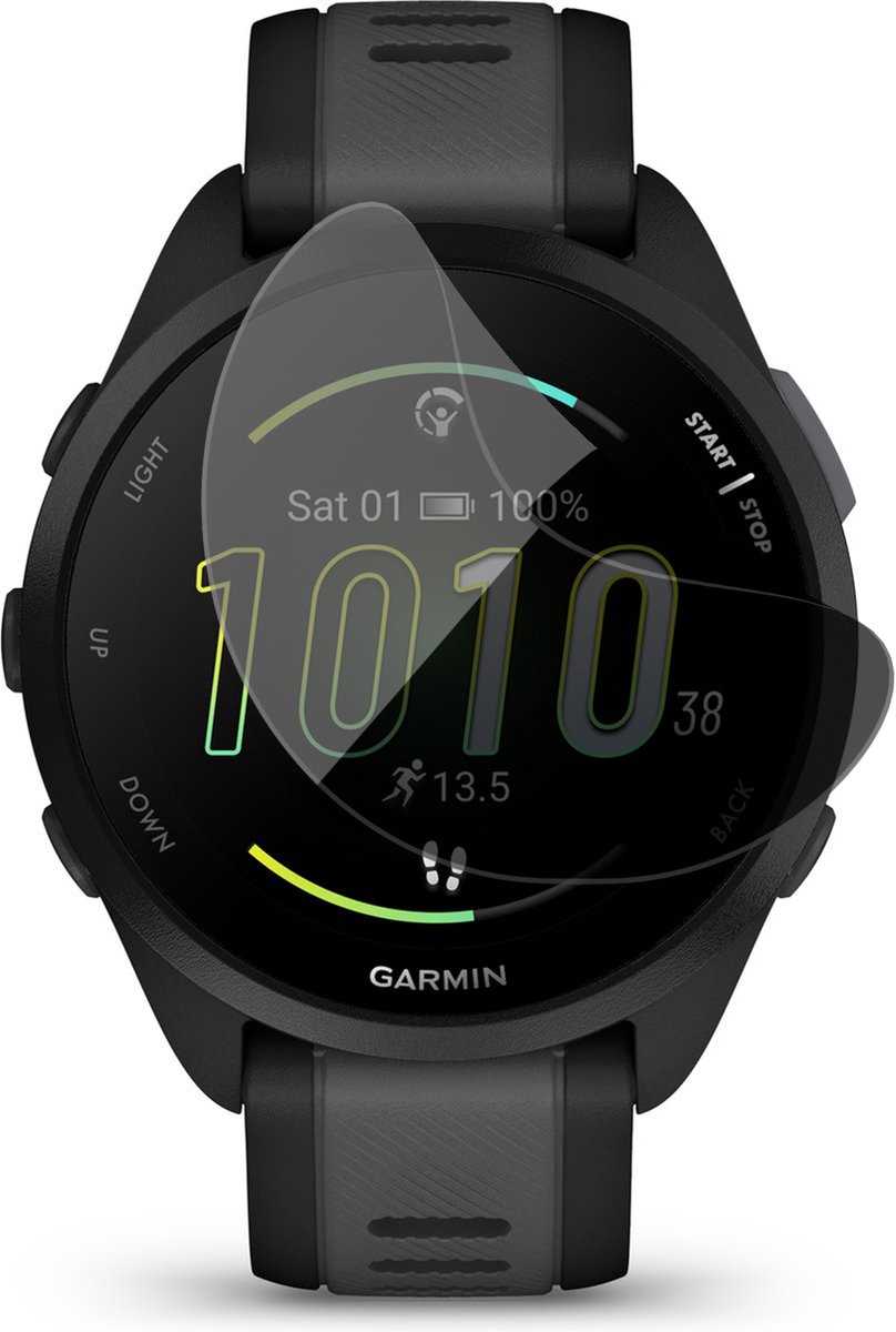 Privacy Screenprotector geschikt voor Garmin Forerunner 165 - 1x FlexGuard Screen Protector