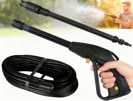 Rallonge Pistolet Nettoyeur Haute Pression 0.4m Compatible Karcher K2-K7 - 2 Pièces