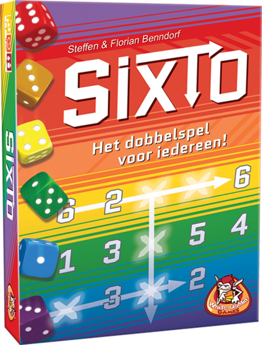 White Goblin Games - Sixto - Dobbelspel - 1 tot 6 spelers - Gezelschapsspel - Van de makers van Qwixx - Familiespel — cadeau in Spellen & Speelgoed - foto 6