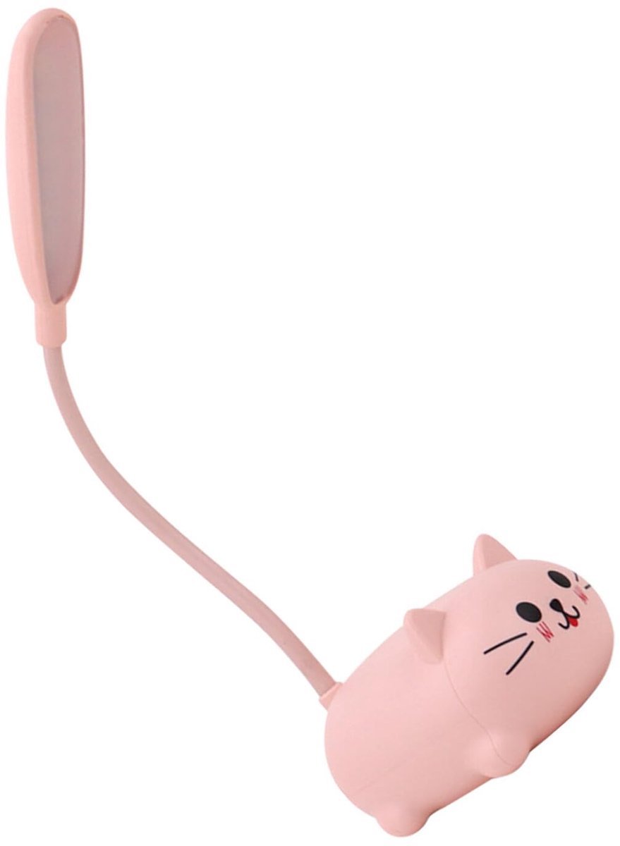 Ynkkvre - Tafellamp - LED Bureaulamp - Student Bureaulamp - Bedlampje - Kat Design - USB Oplaadbaar - 360° Flexibel - Zachte Verlichting