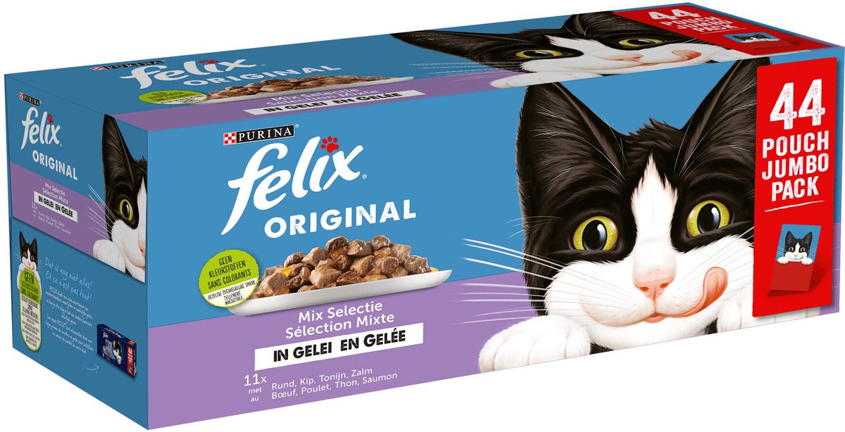 Felix Original Mix Selectie in Gelei - 88 x 85 g thumbnail 6