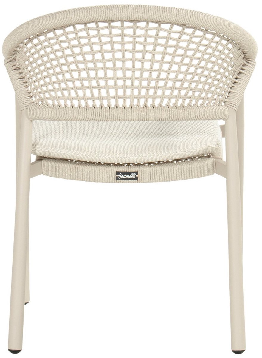 Hartman Taragona chaise de jardin empilable rope dining - Sable