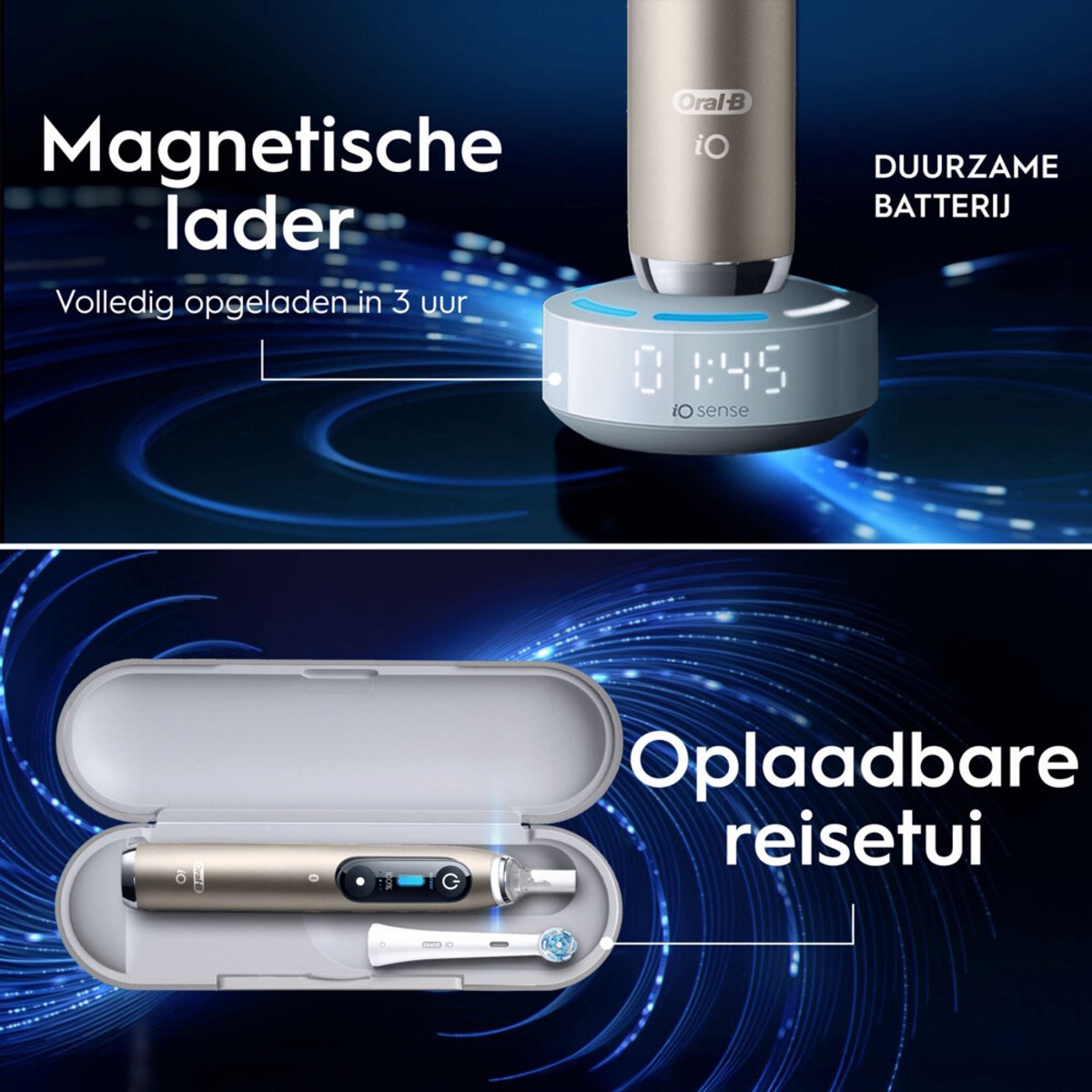 Oral-B iO 10 Elektrische Tandenborstel Goud - afbeelding 2