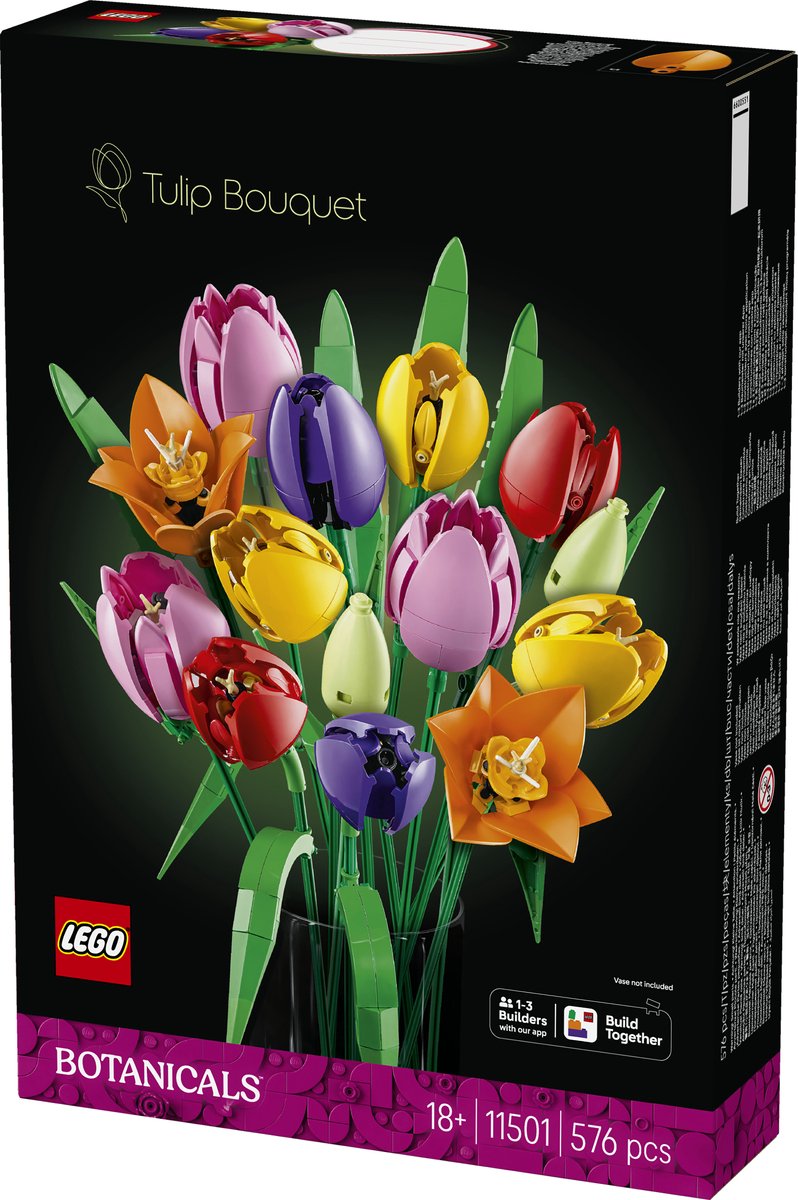 LEGO® Botanicals Boeket met Tulpen Bloemendecoratie - 11501 — afbeelding 13