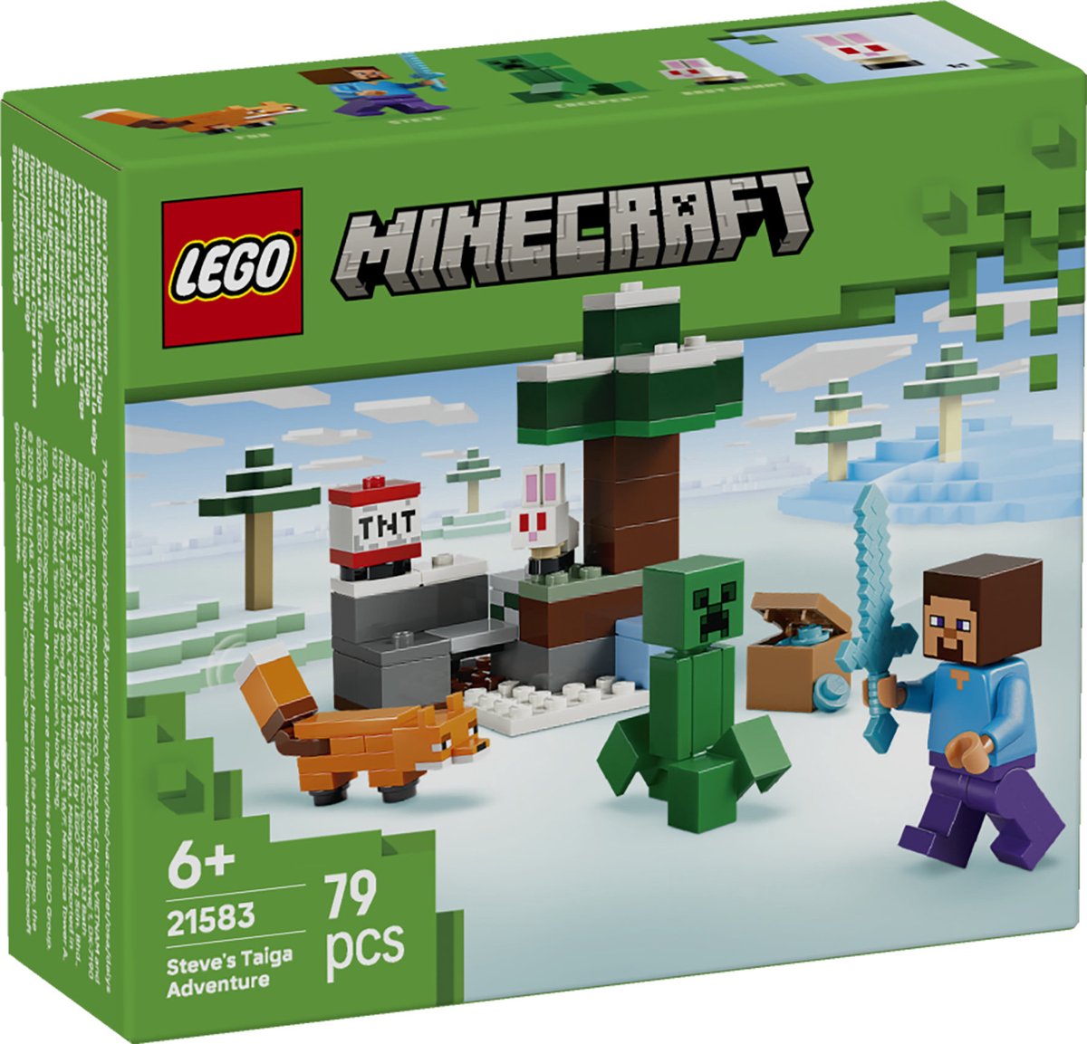 LEGO Minecraft Steve's Taiga-Avontuur Videogame Bouwpakket voor Kinderen - 21583 — afbeelding 12
