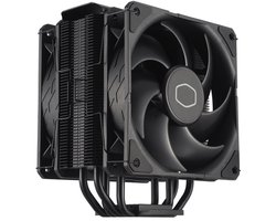 Cooler Master Hyper 411 Nano - Koeler voor processor - 92mm - 45.14 cfm - 650 - 2500 rpm - 30 dBA - voor Intel LGA 1851, 1700, 1200, 115x - AMD AM5, AM4 - 4-pin PWM - aluminium - zwart