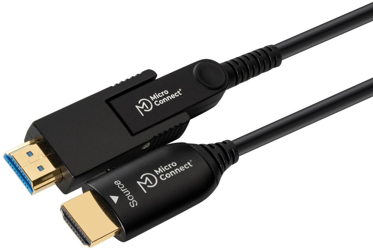 Microconnect HDM191940V2.0DOP HDMI kabel 40 m HDMI Type A (Standaard) HDMI Type D (Micro) Zwart