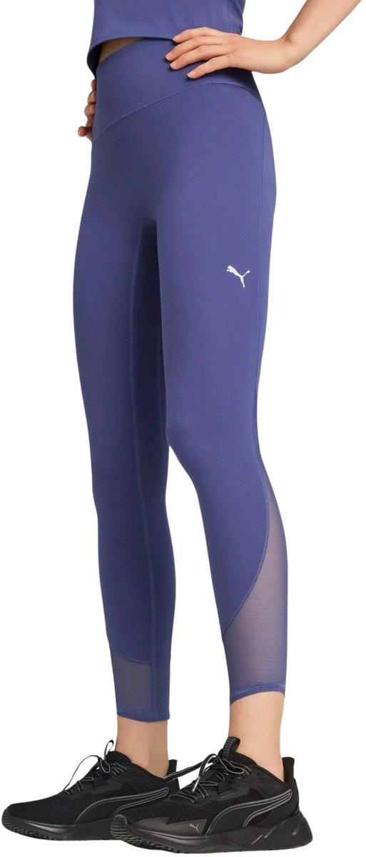 Puma Cloudspun Soft Mesh High Waist 7/8 Tight Dames Blauw