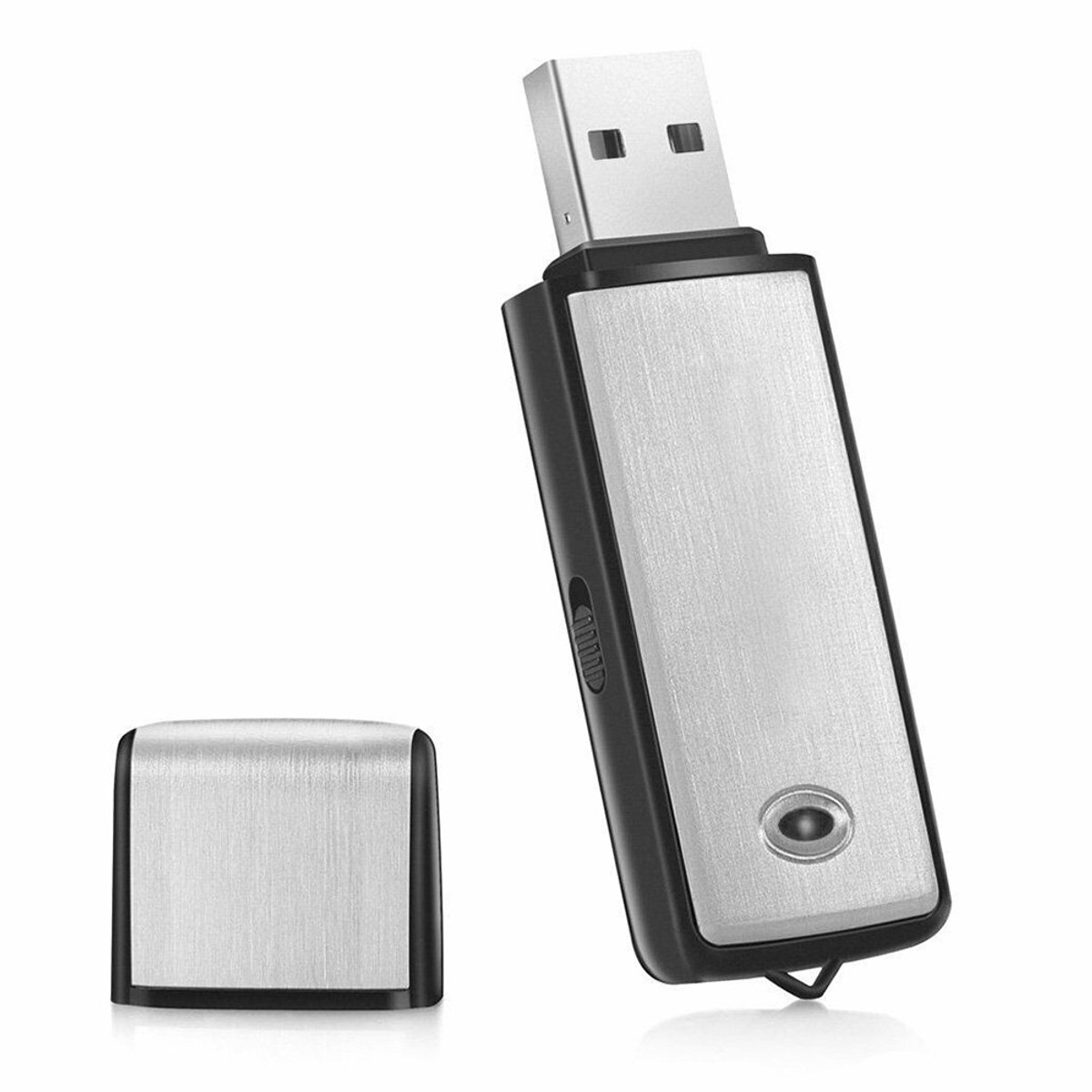 Digitale voicerecorder, 16 GB mini-USB-stick, met koord
