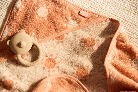 Jollein Badcape Baby - Jersey / Badstof - 75x75 cm - Jacquard - Sun van Merkloos — afbeelding 5