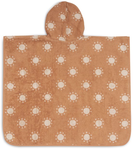 Jollein Badponcho - 100% Badstof - 1-2 jaar - Jacquard - Sun Reversible van Merkloos — afbeelding 2