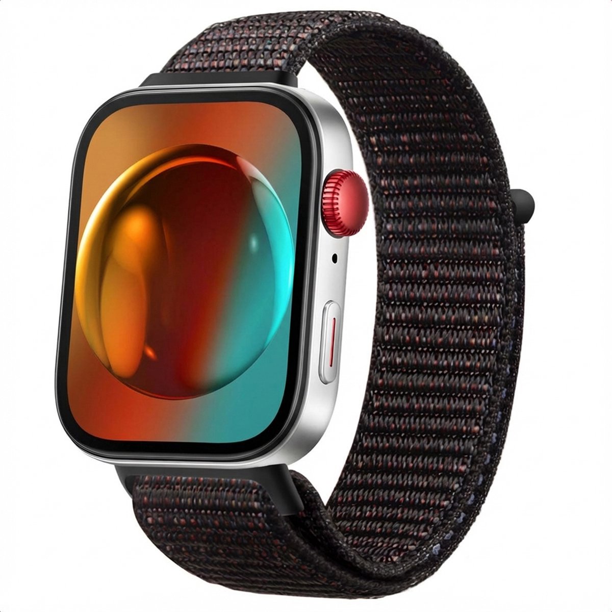 Nylon bandje - Geschikt voor Huawei Watch Fit 4 / 4 Pro - Zwart