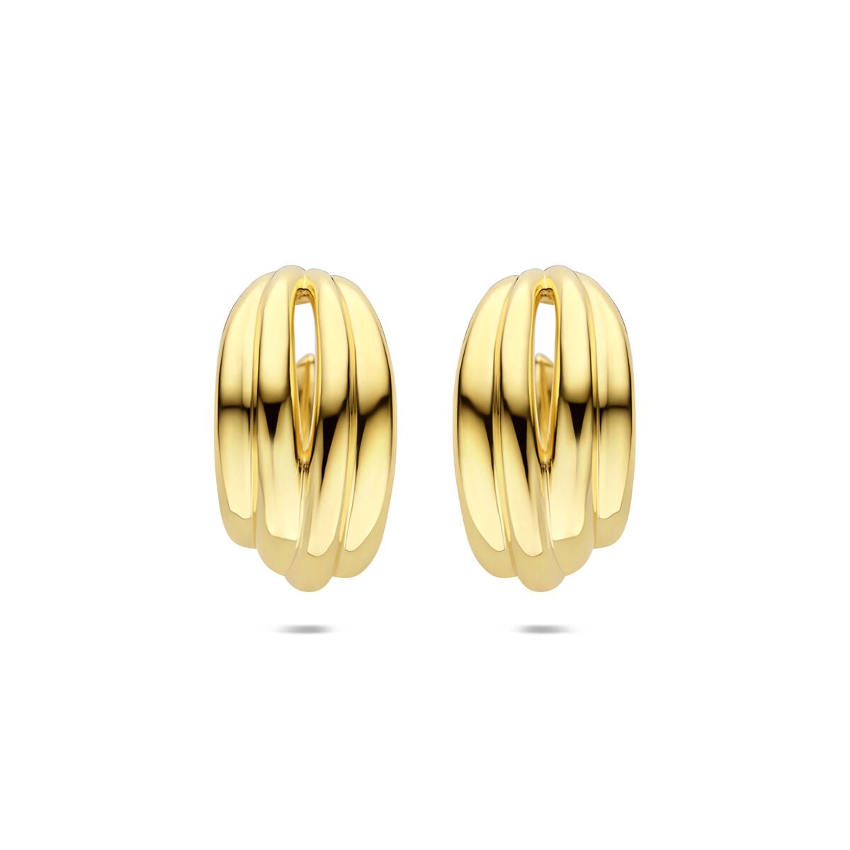 Zilveren vergulde stekeroorringen 30,5 mm 1micron - 2104137
