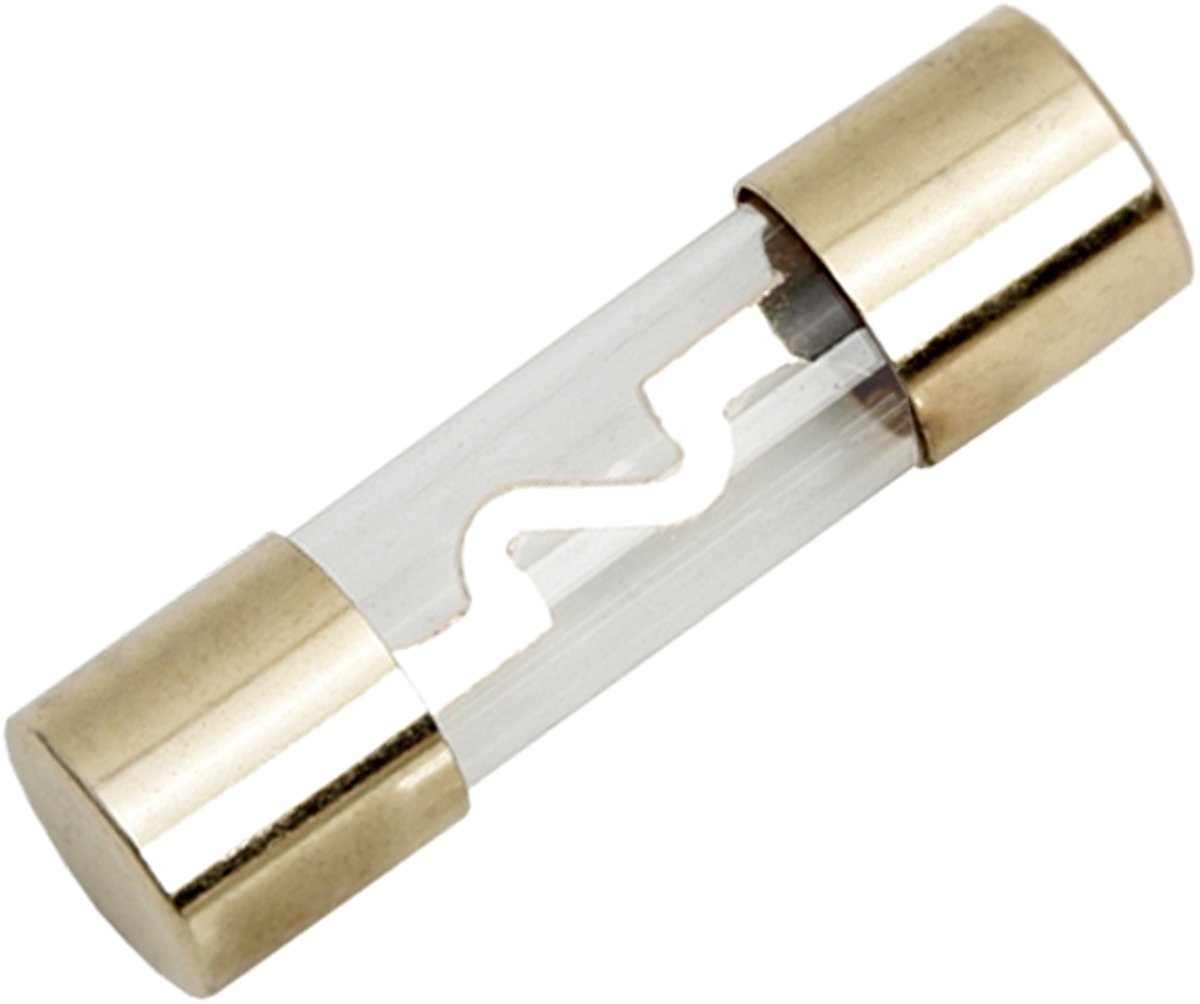 10x Goud Vergulde Glaszekering 30A – Auto Audio Zekering 10 × 37 Mm – Gold Plated Fuse Voor Car Hi-Fi En Versterker Bekabeling – Hoogwaardige HQ Zekering Voor Autosound Systemen – Verkoopeenheid 10 Stuks [05375]