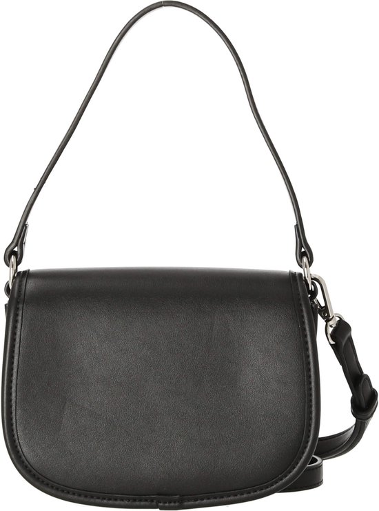 SEIDENFELT MANUFAKTUR Schoudertas Grurup Saddle Bag Black Zwart