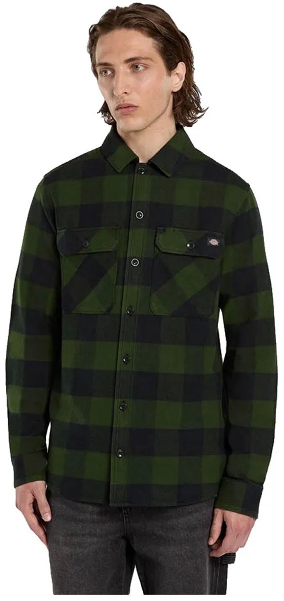 Dickies Sacramento Overhemd Met Lange Mouwen Groen 2XL Man