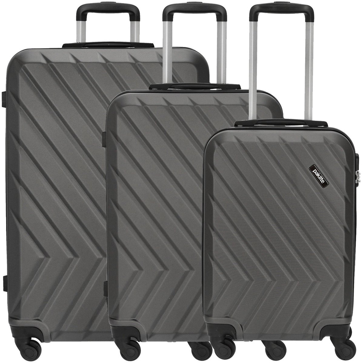 paklite Quick Trolley Set 3tlg. (grau/anthrazit)