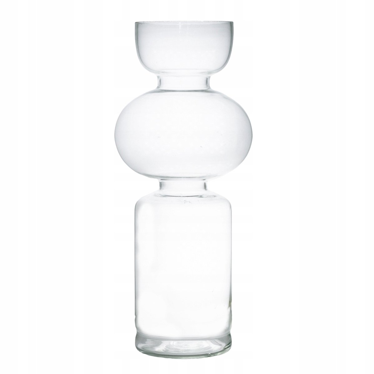 Wazon Windi XL - Transparant Glas, 34,5cm Hoog
