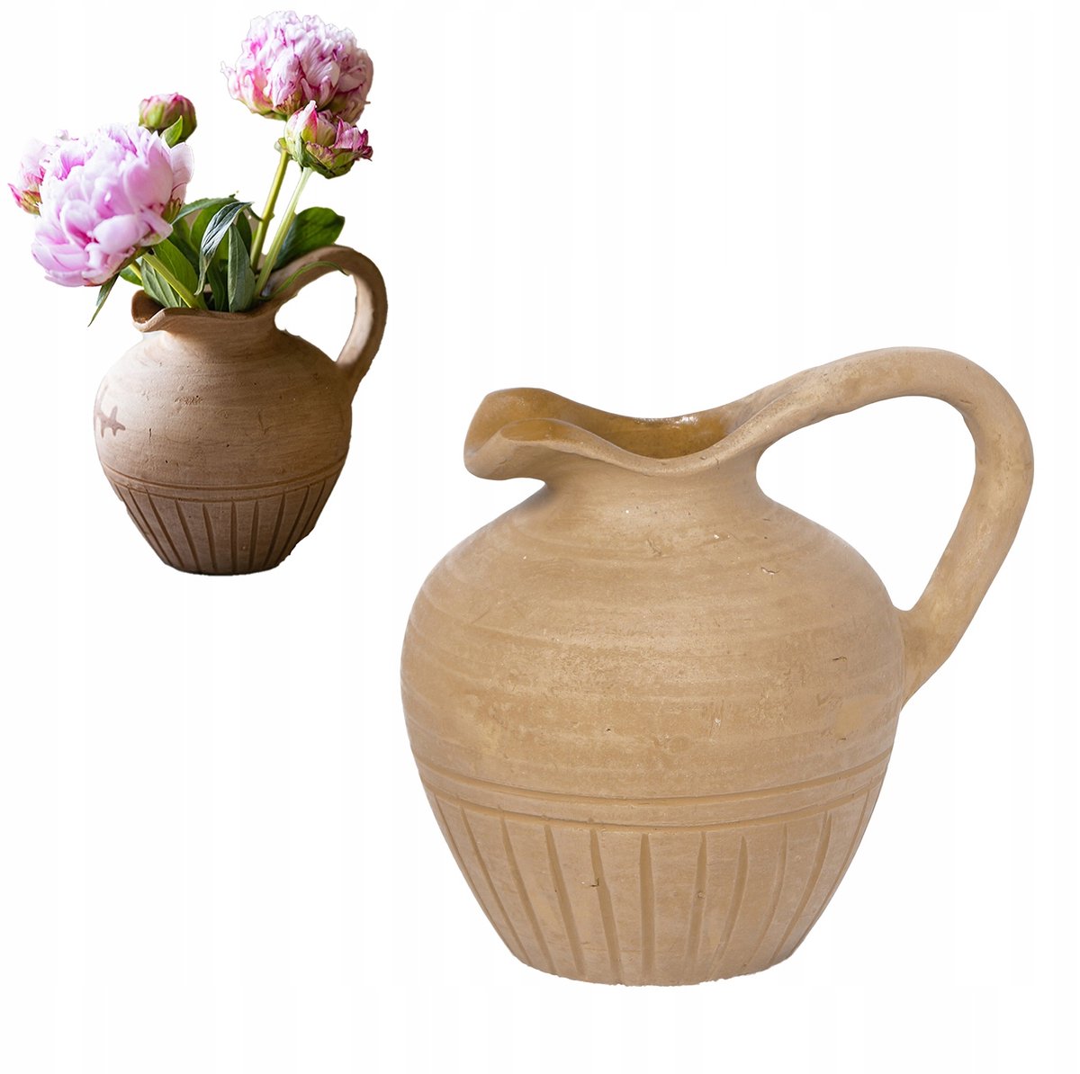 Decoratieve Keramische Vaas - Natuurlijk & Stijlvol