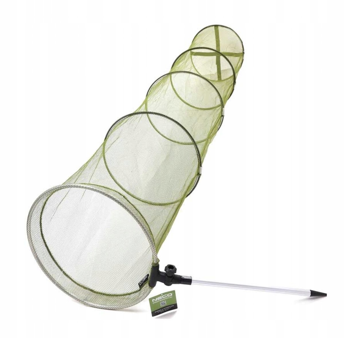 Merkloze Ronde Visnet met Bevestiging - 150 cm