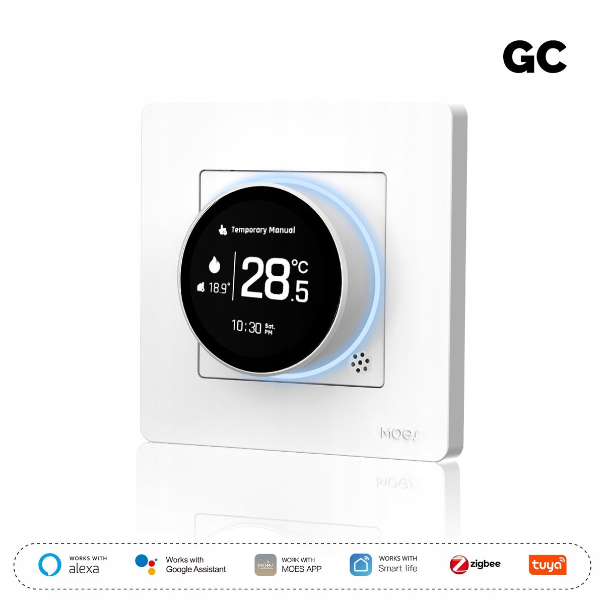 Slimme Zigbee Thermostaatkranen GC 5A Tuya voor CV-ketels
