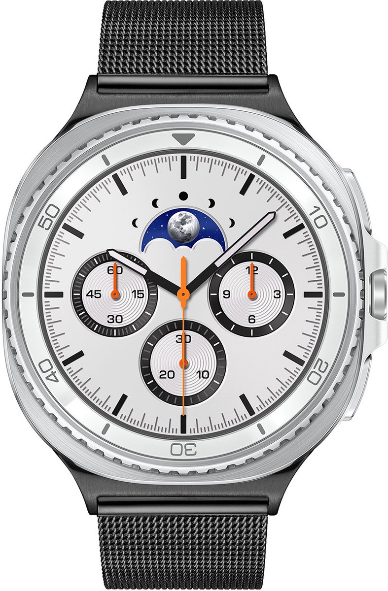 Samsung Special Edition Galaxy Watch 8 CLASSIC Wit/Zwart Mesh 46mm